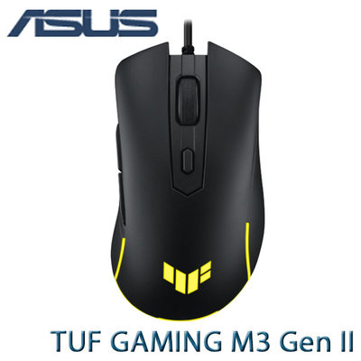 【MR3C】含稅附發票 ASUS 華碩 TUF Gaming M3 Gen II 電競有線光學滑鼠