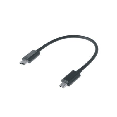 Type-C 轉 Micro USB 公對公 轉接線 支援充電 傳輸 OTG 線 線長27cm