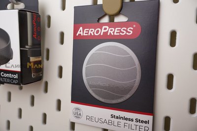 最新! Aeropress 愛樂壓 不鏽鋼濾網 採用 高品質 SS316不鏽鋼 | 原廠升級配件 美國製造