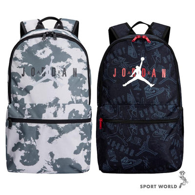【現貨】Nike Jordan 後背包 雙肩 大空間 筆電夾層 黑紅/白灰【運動世界】JD2413006AD-001/JD2413006AD-002