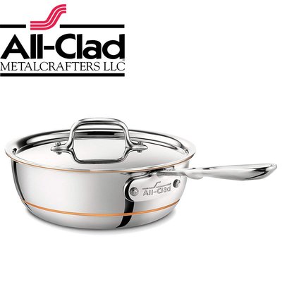 美國All-Clad Copper Core  不銹鋼鍋 22cm 單柄 醬汁鍋 湯鍋 燉鍋 平底鍋 寬底