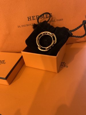 Hermes 絲巾釦環