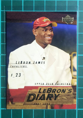 2003-04 Ud Lebrons Diary Lebron James Lj5