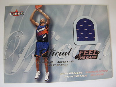 ~ Shawn Marion ~2000年Fleer 比賽用 NBA特殊球衣卡 Game Jersey