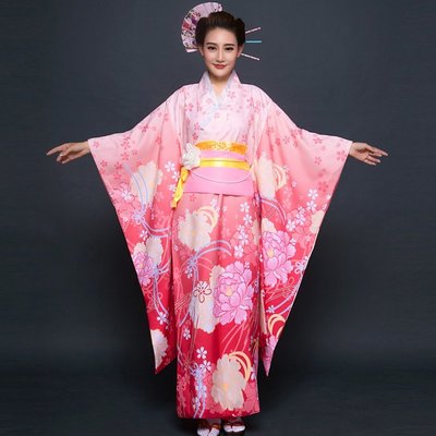 【熱賣精選】cosplay loelie覺醒妮可日本式傳統和服正裝浴衣改良櫻花和服女