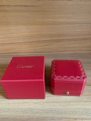 Cartier 卡地亞 正品 戒指盒 1
