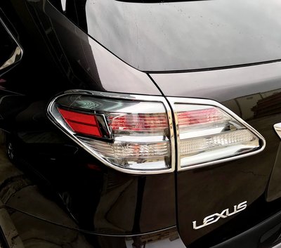 圓夢工廠 Lexus RX 2009~2012 RX270 RX350 RX450 改裝 鍍鉻 車燈框貼 後燈框 尾燈框
