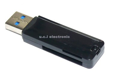 【UCI電子】(K-2) USB 3.0讀卡器 sd/tf高速電腦車載記憶體大小卡二合一多功能讀卡機