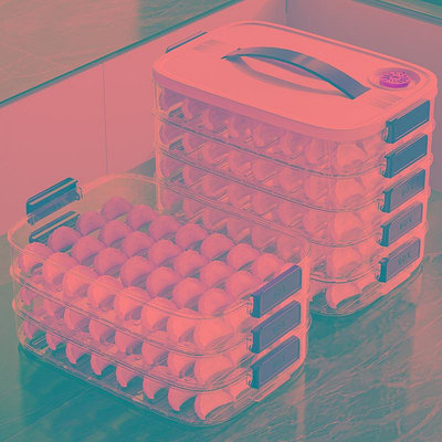 餃子收納盒冰箱用餃子盒子冷凍盒子食品級餛飩水餃速凍盒抄手托盤