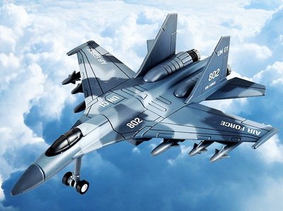 「車苑模型」 美樂琪1:144 蘇35戰鬥機 F16戰鬥機 迴力聲光
