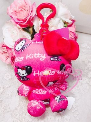 ♥小公主日本精品♥ Hello Kitty 凱蒂貓滿版小玩偶 娃娃吊飾 掛飾 粉紅色KITTY 50140909