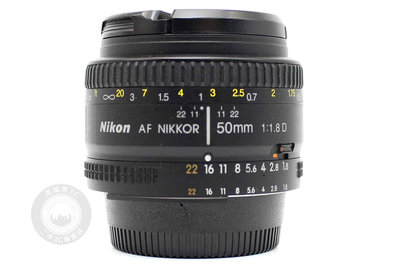 【高雄青蘋果3C】Nikon AF 50mm f1.8 D 二手 大光圈 定焦鏡 二手鏡頭#87553