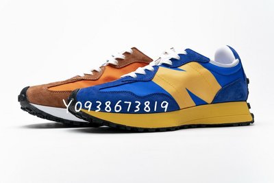 New Balance NB327 復古 藍橘黃 鴛鴦 休閒慢跑鞋 男女鞋 MS327LAA