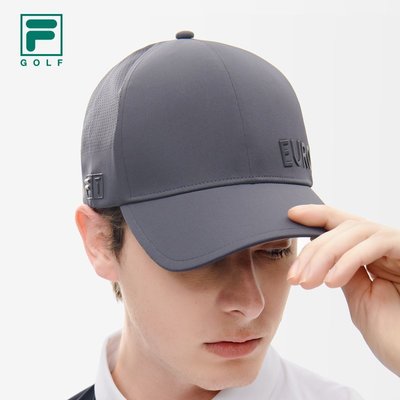 特賣-新品FILA斐樂男子棒球帽夏季新款高爾夫運動鴨舌帽子遮陽網球帽