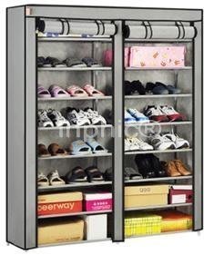 INPHIC-八層雙排十六格防塵布鞋櫃 自由式組合鞋櫃