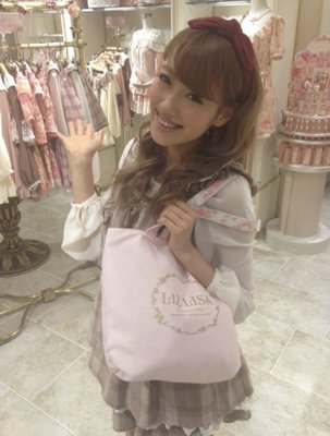 lizlisa LIZ LISA日本 LIZ LISA×My Melody  花系環保購物袋.全新