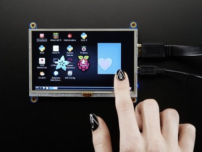 【Raspberry pi樹莓派專業店】HDMI 5" 800x480 Display Backpack w/touch