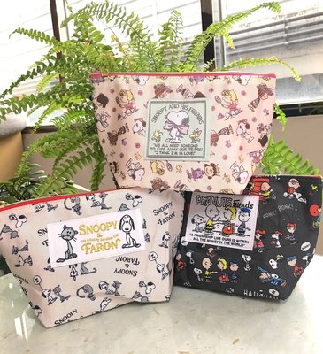 日本 三款 史努比 faron 洗漱包 盥洗包收納包 化妝包 snoopy 生日禮物 筆袋 貓 喵星人 貓咪