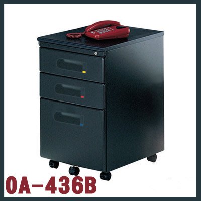 【有現貨】辦公櫃 OA-436B三層公文檔案可鎖活動櫃 櫃子 檔案 收納 活動櫃