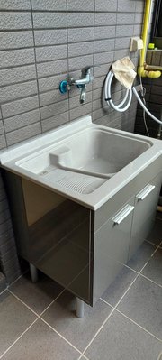 【IDEE】W-701WG ID-203亞特蘭人造石。人造石水槽。洗衣板。陽洗台。洗衣台。洗衣檯。洗衣槽。檯面櫃~台灣製