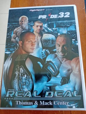 格鬥賽  Pride 32: The Real Deal DVD 只能在不挑片DVD播放