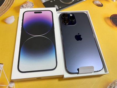 🏆店面拆封新品🏆🍎 Apple iPhone 14 Pro Max 128GB紫色🍎🔋100%🔥台灣公司貨🔥蘋果保固