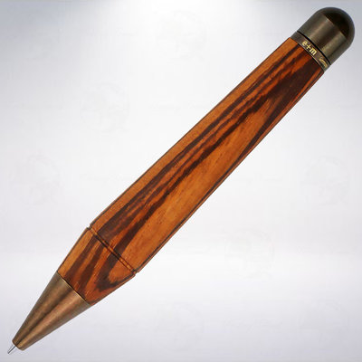 德國 e+m Drake 0.7mm 低重心自動鉛筆: 淺色斑馬木