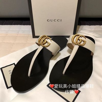 Gucci GG LOGO 女士拖鞋