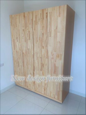 【N D Furniture】台南在地家具-日式極簡風半實木原木色7.5尺拉門衣櫥/實木衣櫃組合(可拆賣)YH