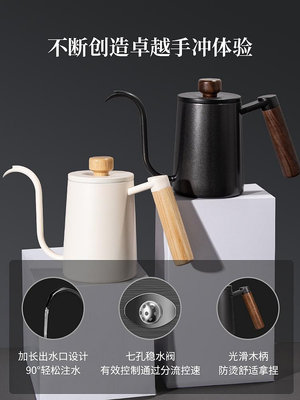 手沖咖啡壺咖啡手沖壺細口壺不銹鋼家用美式咖啡器具掛耳長嘴水壺