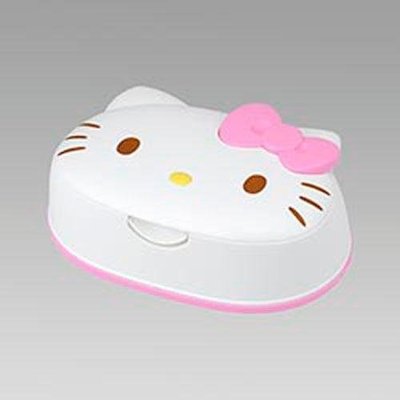 Hello Kitty 凱蒂貓 濕紙巾盒內含80枚濕紙巾 保濕度十足 用完可自行補充濕紙巾