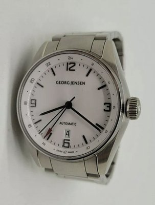 喬治傑生Georg Jensen GMT兩地時間自動機械錶