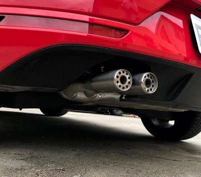 圓夢工廠 VW 福斯 Beetle 2012~2019 改裝 鍍鉻銀 金屬霸氣尾飾管 排氣管 裝飾尾管