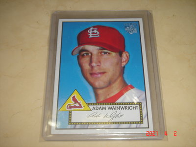 美國職棒 Cardinals Adam Wainwright 2006 Topps 52  #183 RC 新人卡