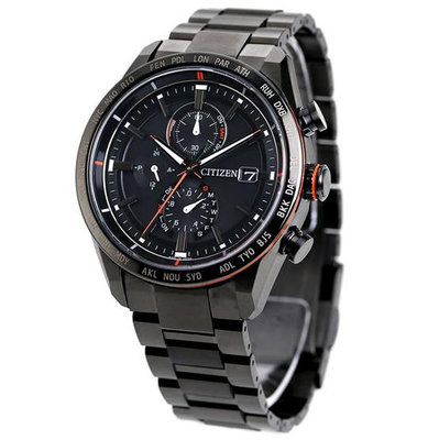 預購 CITIZEN AT8185-62E 星辰錶 手錶 42mm ATTESA 電波 黑色面盤 黑色鈦金屬錶帶 男錶女錶