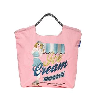 🌸Money代購日本 Ball&amp;Chain ICE CREAM  M 環保袋-粉色🌸