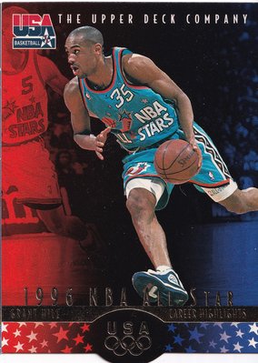 1996 Upper Deck USA Basketball Deluxe #GH3 Grant Hill