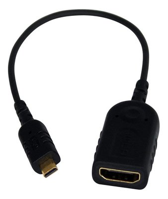 CAMKA HD1402AD 標準HDMI-AF | 轉 Micro HDMI-D 轉接線 (0.2M) 影像轉接線
