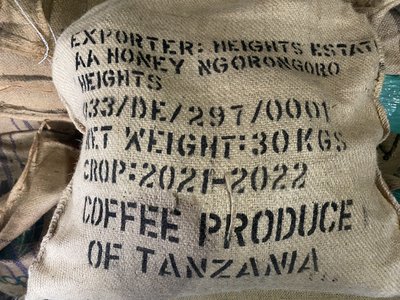 龐老爹咖啡 坦桑尼亞 AA TANZANIA Heights 高地莊園 蜜處理 HONEY 香甜口感 生豆 1公斤