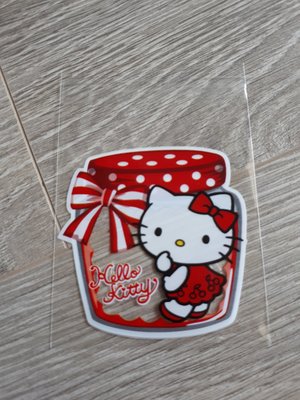Hello kitty 凱蒂貓自黏 OP 袋 烘培 糖果 餅乾 手工 零件 配件 包裝 生日 禮物袋 袋子~安安購物城~