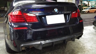車之鄉 BMW F10 M-TECH Vorsteiner (V牌) 碳纖維後下巴  , 保證市售F10 V牌最準的1支
