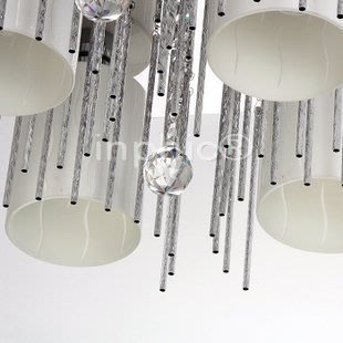 INPHIC-吸頂燈鋁條現代簡約玻璃吸頂水晶燈客廳臥室燈
