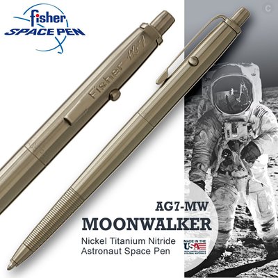 【LED Lifeway】Fisher Space Pen Moonwalker 月球漫步者太空筆 #AG7-MW