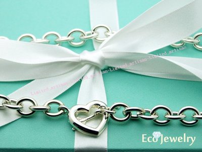 《Eco-jewelry》【Tiffany&amp;Co】絕版款 一箭穿心T扣粗圈項鍊 純銀925項鍊 ~專櫃真品已送洗