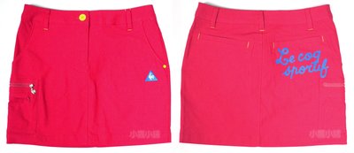 [小鷹小舖] Le coq sportif Golf QLD88500-73 公雞牌 高爾夫 女仕 短裙 吸汗速乾 紅