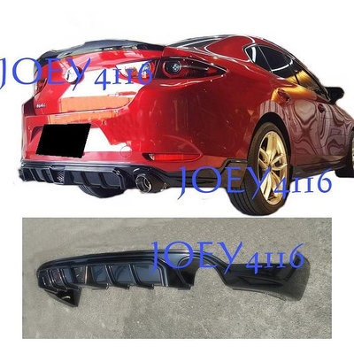 2019 19 2020 20 2021 21 2022 MAZDA3 Mazda 3 4D M版 後下巴套件-塑膠材質