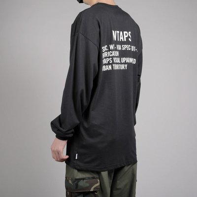 WTAPS FABRICATION SCREEN LS TEE BLACK XL culto.pro