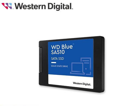 WD 藍標 SA510 500GB 2.5吋SATA SSD【風和資訊】