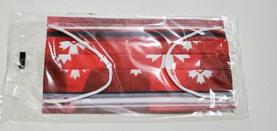 單片包    加拿大  特製   楓葉   口罩