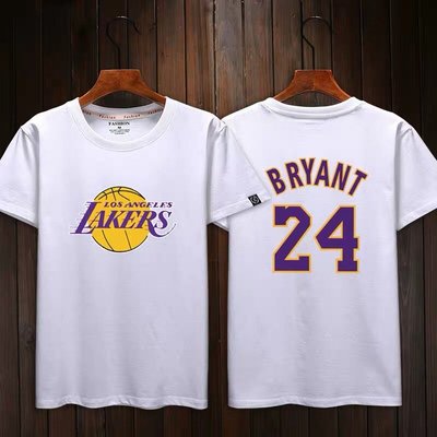 🔥黑曼巴Kobe Bryant科比短袖棉T恤上衣🔥NBA湖人隊Nike耐克愛迪達運動籃球衣服T-shirt男女992
